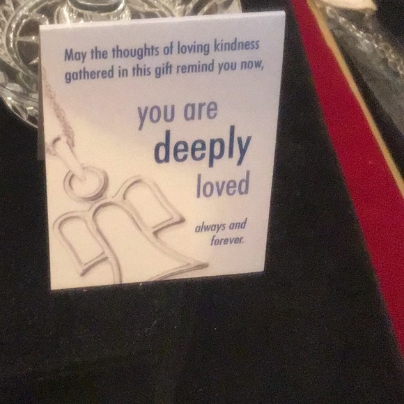 💕💕HOST PICK💕💕NWT Sterling silver Angel pendant with chain. - Picture 3 of 4